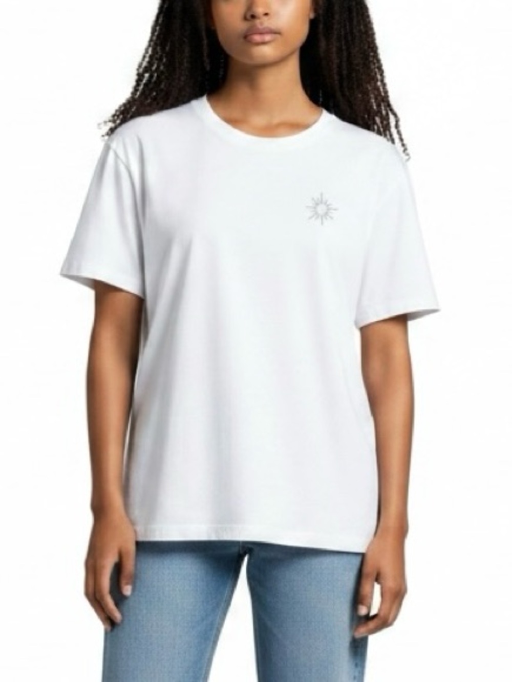 Aerie OFFLINE Cotton Blend Boyfriend Tee Shirt Top NWT M Classic White